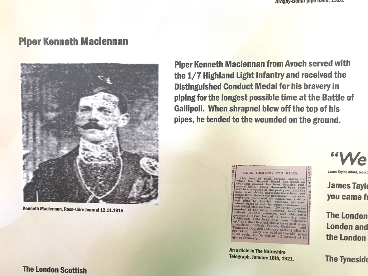 Photo of photos/Kenneth McLennan DCM piper at Gallipoli clipping RJ1915_